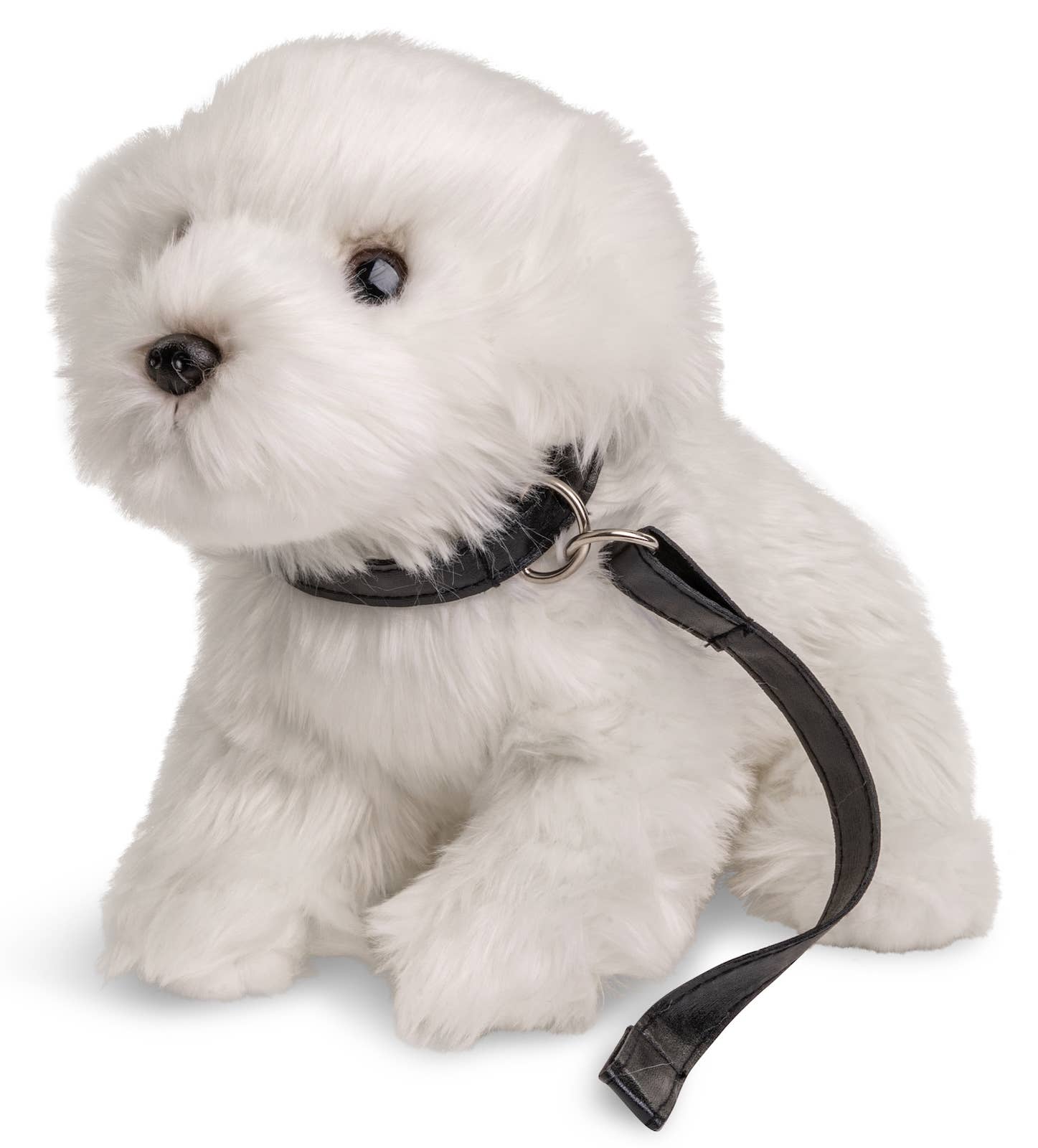 Uni Toys - Wholesale Stuffed/Plush Toy - Kids & Baby - Maltese dog (with leash) - cuddly/plush toy1