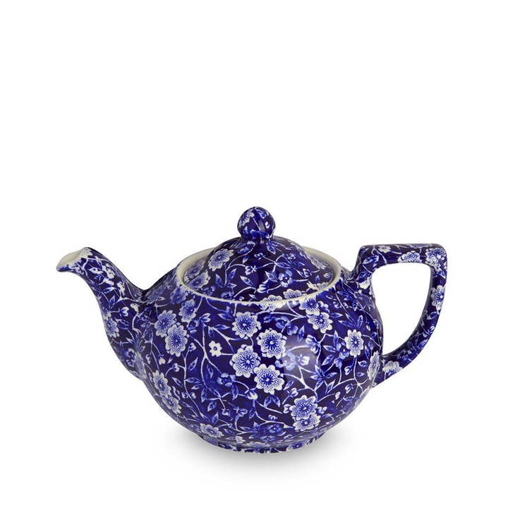 Burleigh - Wholesale Tea Pot - Blue Calico Large Teapot