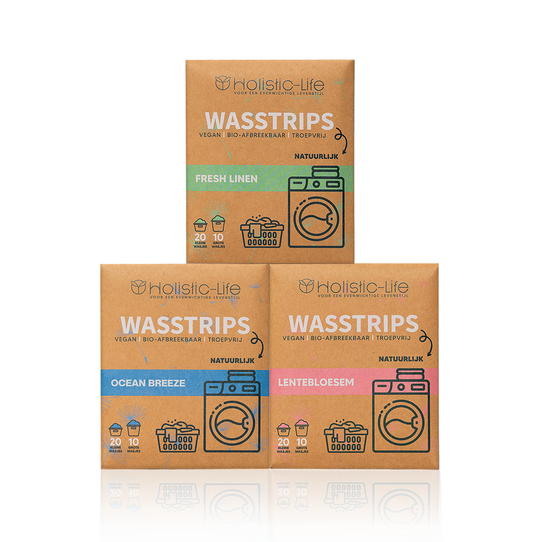 holistic-life - Wholesale Laundry Detergent Powder/Pods - Trial Pack Laundry Detergent Strips – 3x 20 washes0