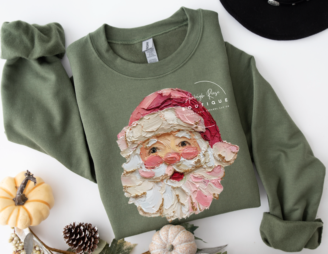 Trendy Chic Apparel LLC - Wholesale Graphic Sweatshirt - Women's - Faux Paint Santa Sweatshirts & T-Shirts 2