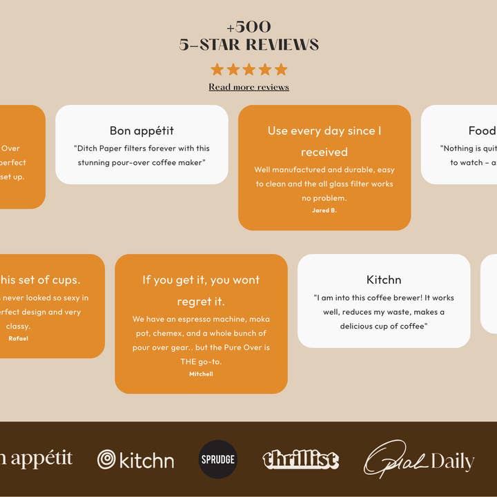 Black Glass Coffee Maker - Handmade, Eco-Friendly for Home or Cafe for wholesale on Faire3