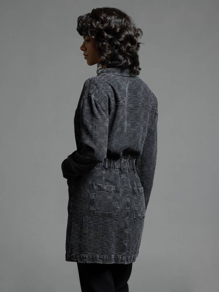 Weekend Los Angeles - Wholesale Dress - Women's - Checkered Pattern Dress - ADORIA DRESS7