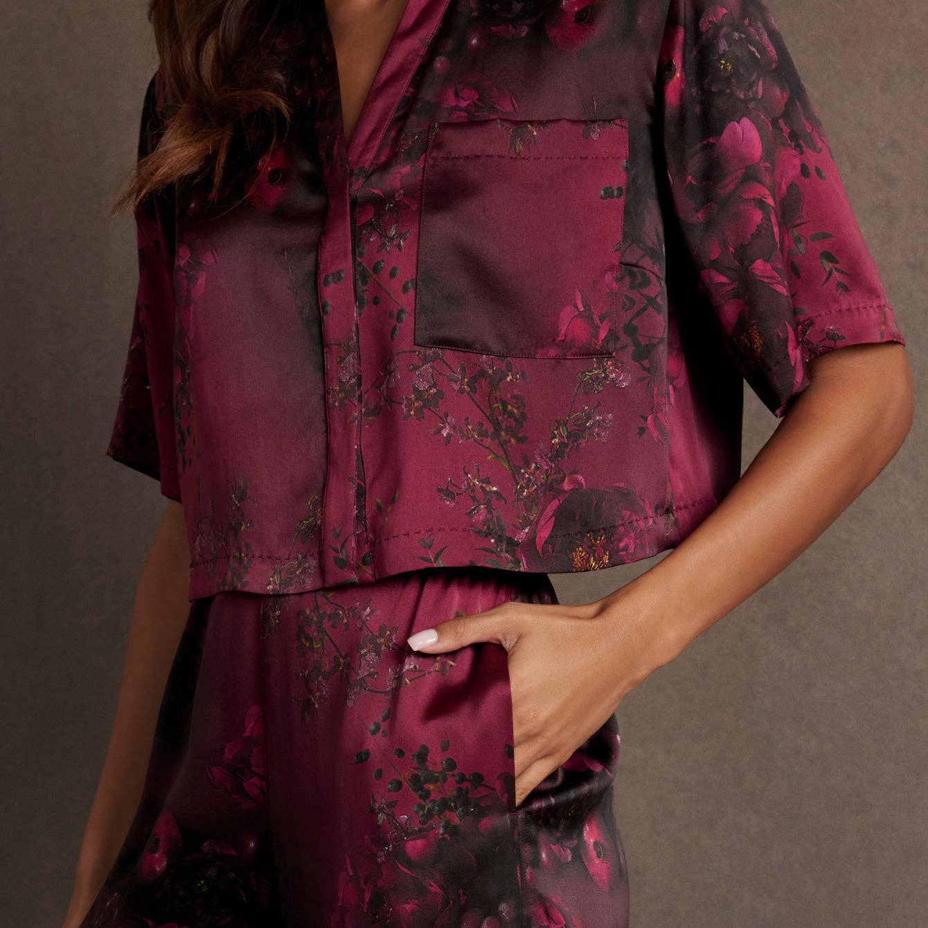 Rouge Reverie Lunya x Rosandich Washable Silk High Rise Pant Set for wholesale on Faire3