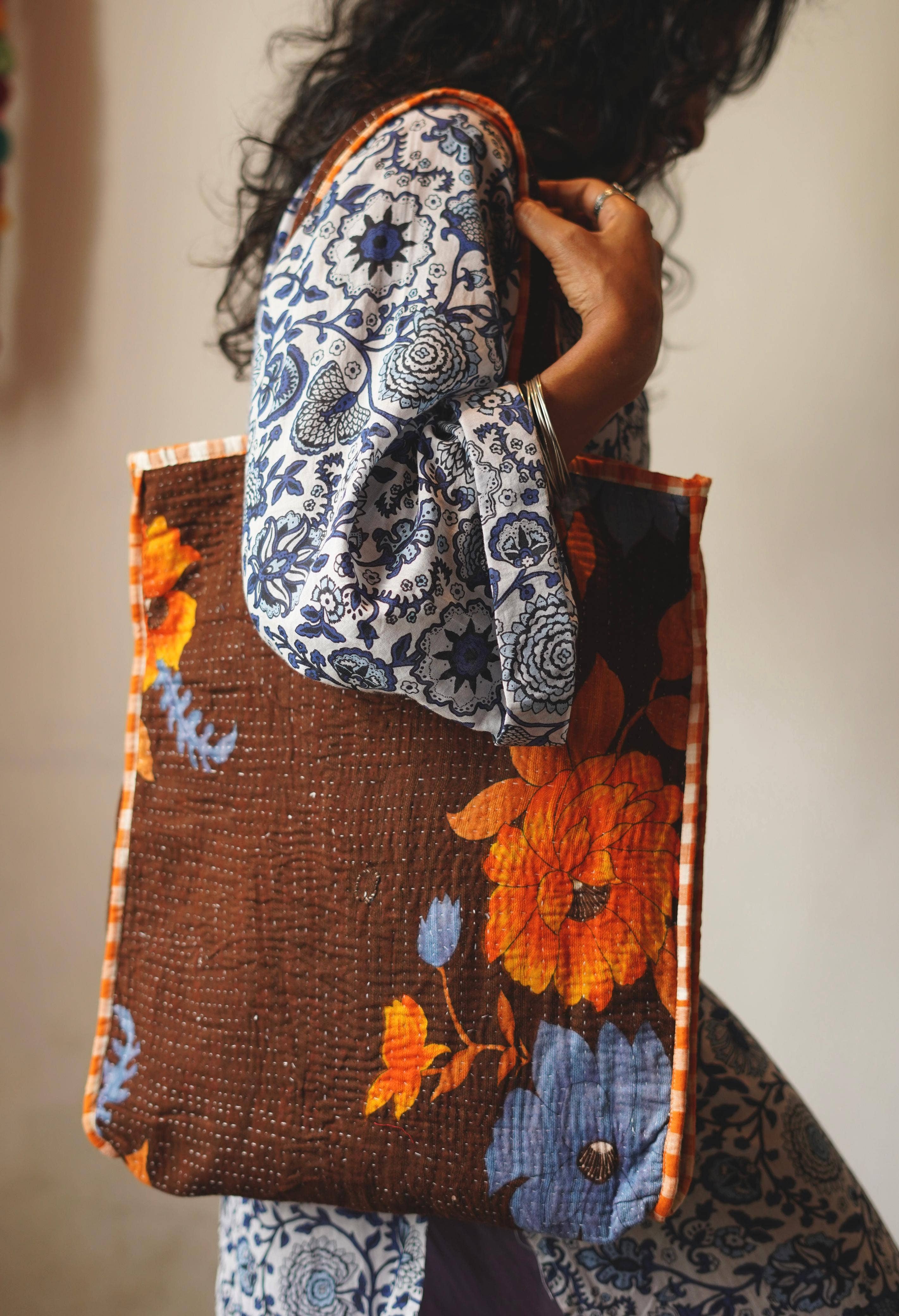 Annahmol - Wholesale Tote Bag - Women's - Vintage Textile one of a kind Cotton Totes14