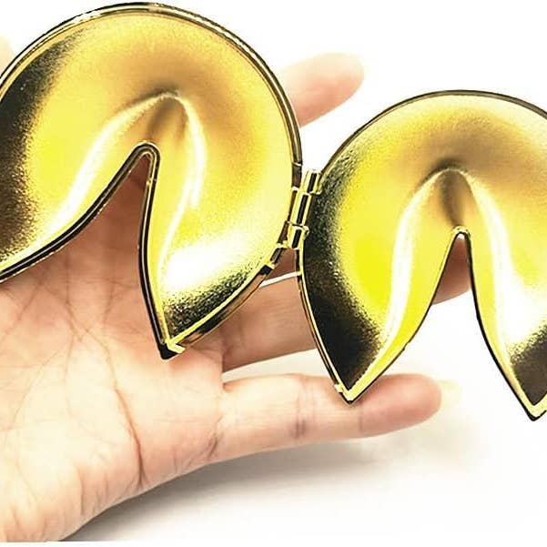VIGOR - Wholesale Decorative box - Metal Fortune Cookie Box With Message Slip Inside for Gifts and Home Decor4