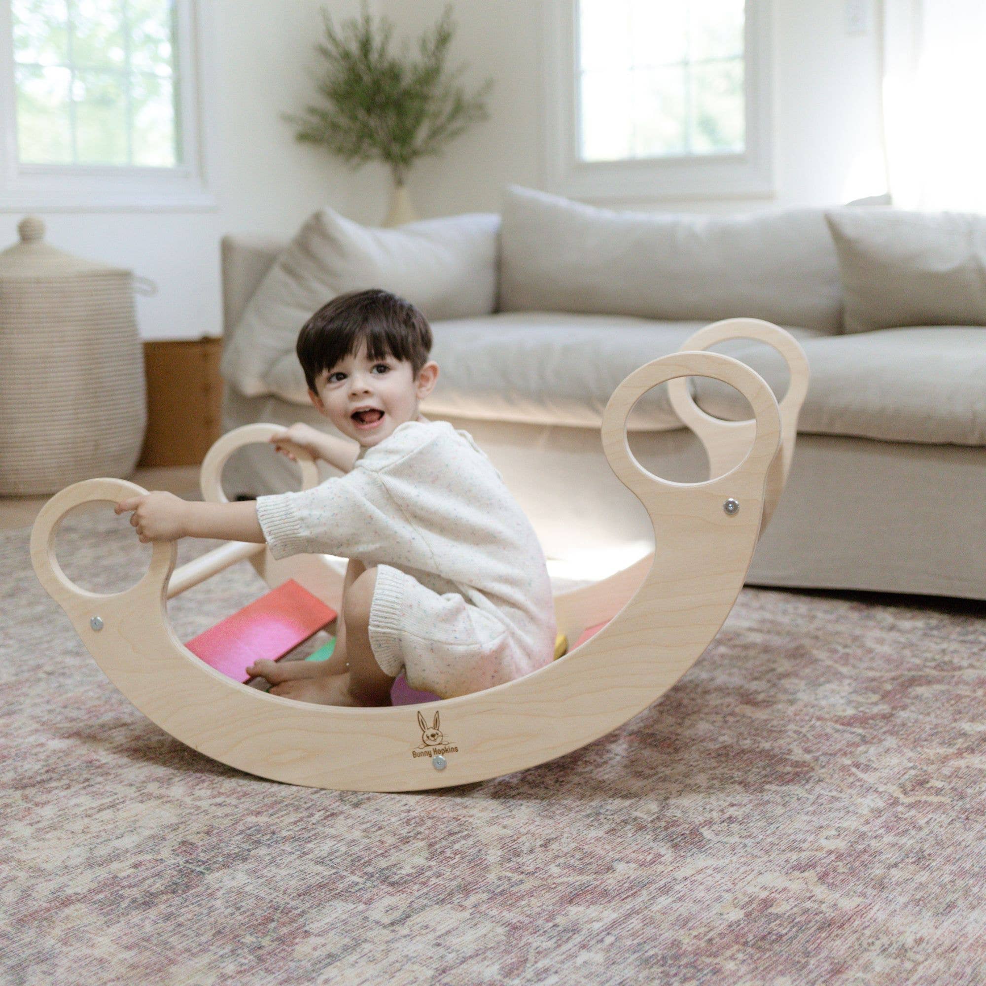 Bunny Hopkins - Wholesale Wood Toy - Kids - Wooden Montessori-Inspired Rocker Toy17