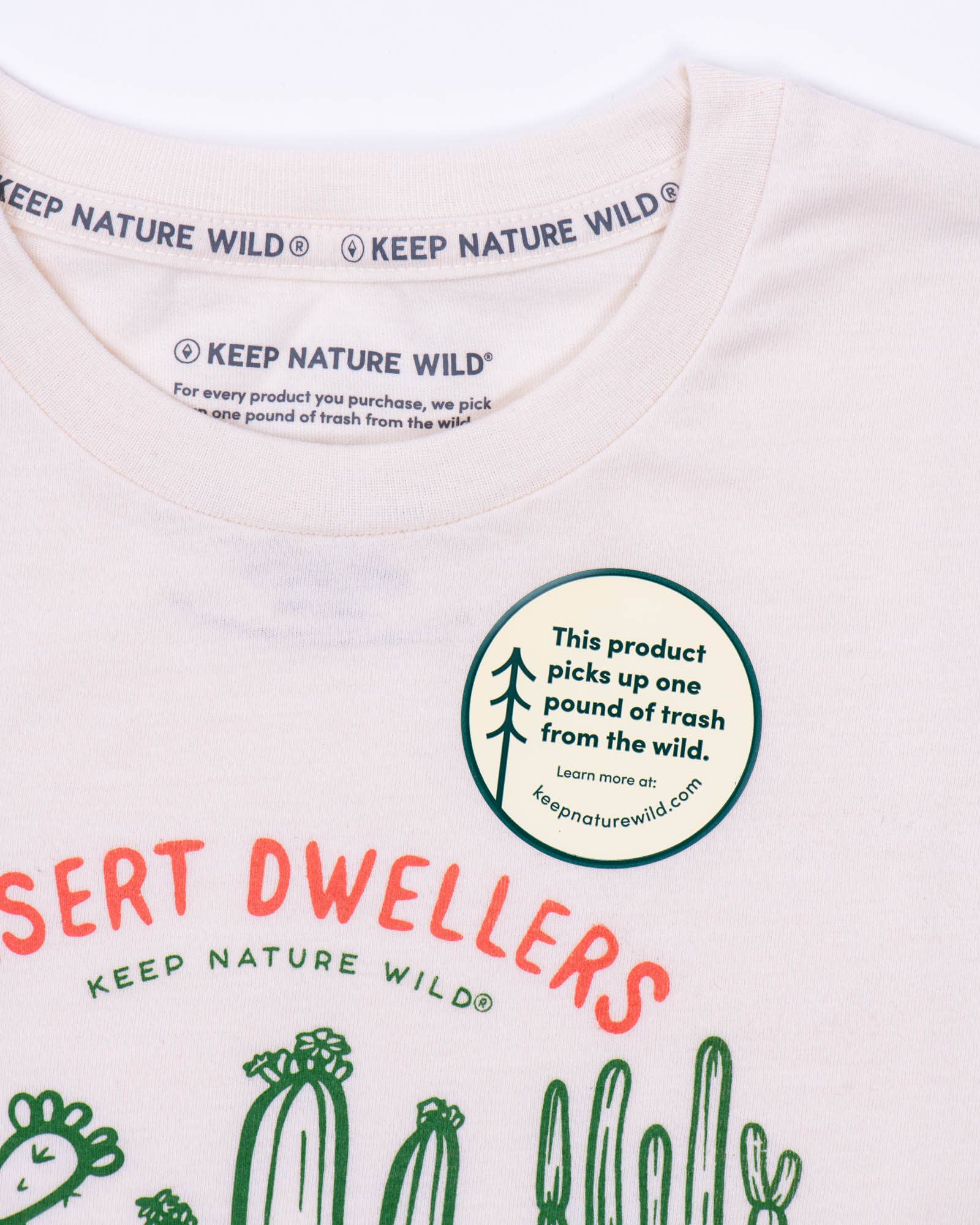 Keep Nature Wild - Wholesale T-shirt met print - Uniseks - Desert Dwellers Unisex t-shirt | Naturel5
