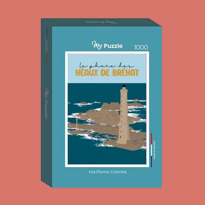 Puzzle Der Leuchtturm von Héaux de Bréhat für den Großhandel von Ma Plume Colorée