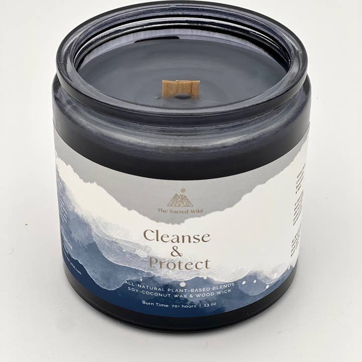 The Sacred Wild Candle Co - Wholesale Jar/filled candle - Cleanse and Protect Intention Candle7