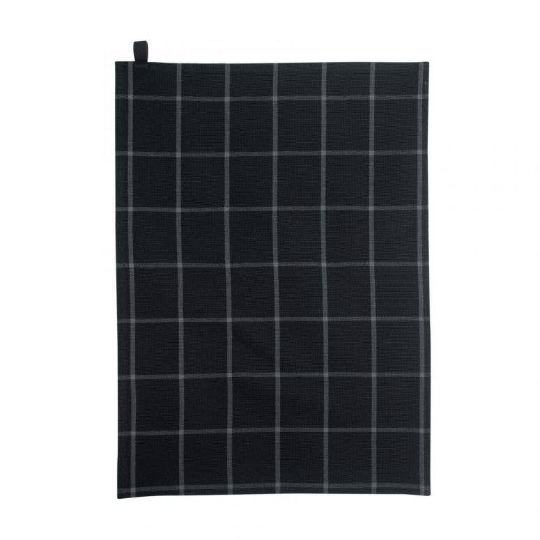 Maison Vivaraise & La Cerise sur le Gâteau - Wholesale Tea Towel - Recycled Doha Black Tea Towel 50 X 700