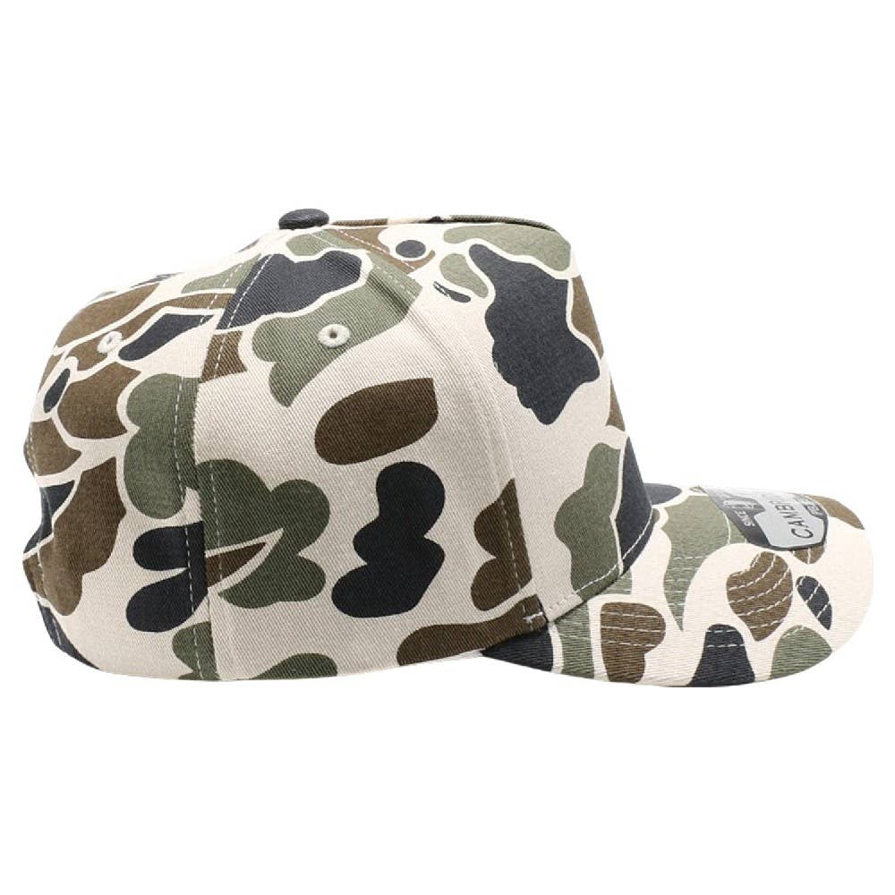 DOBBI - Vendita all'ingrosso Cappellino da baseball - Unisex - Cornice alta Old School Camo a cinque pannelli2