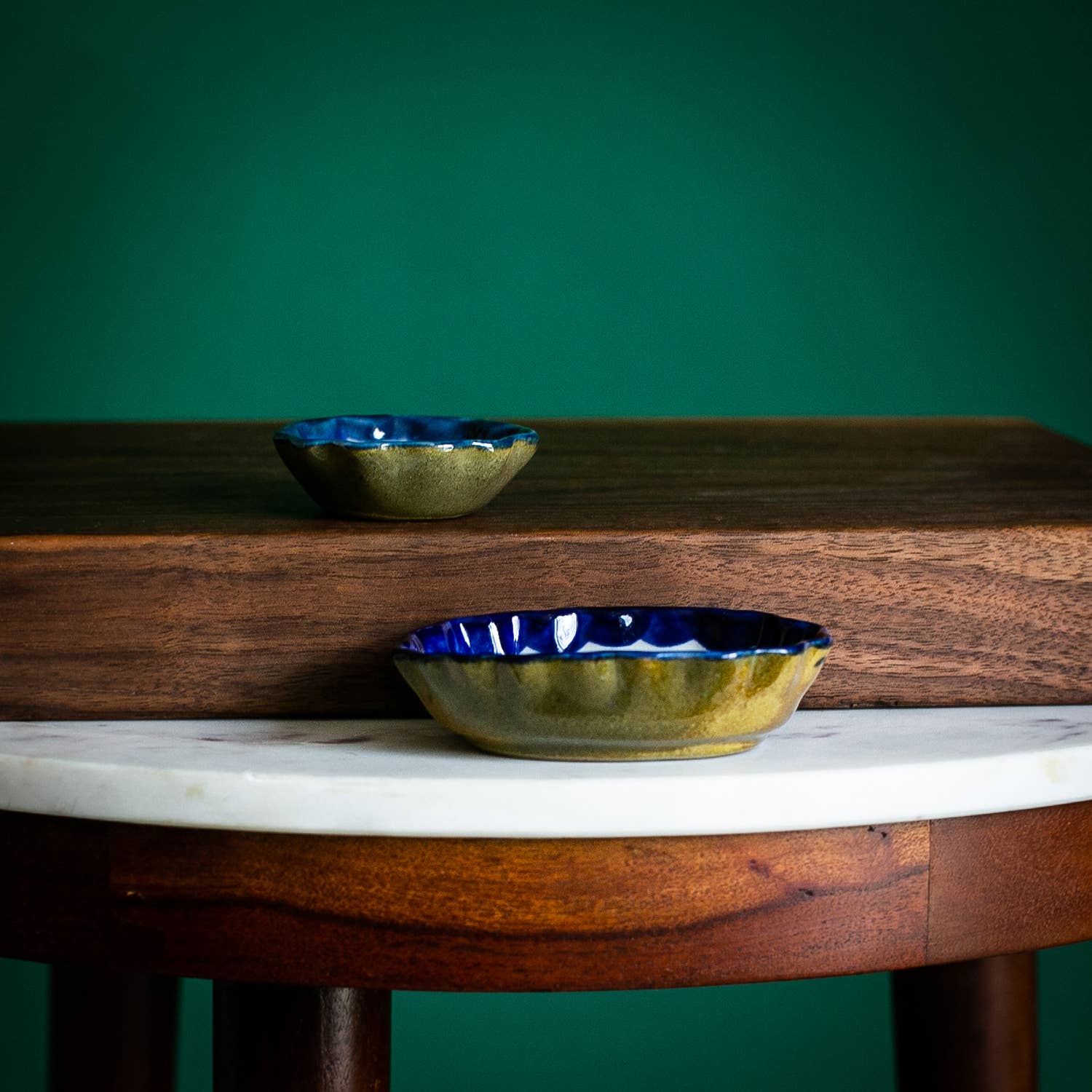 Lucia's Imports - Vente Bols à condiments/sauces - Bol de trempage à tapas ovale2