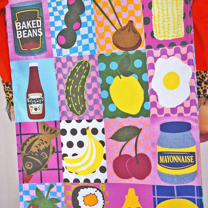 Printed Weird - Wholesale Tea Towel - Foodie Patchwork Tea Towel3