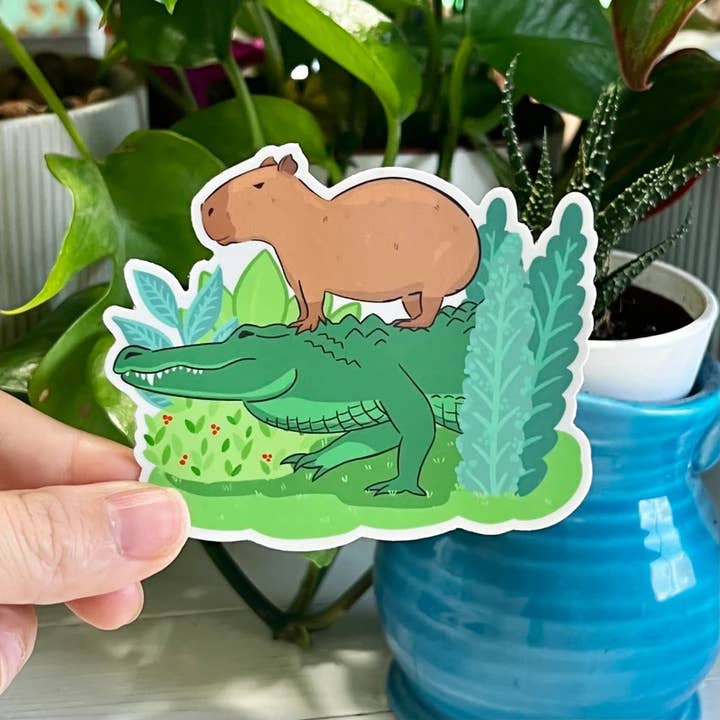 Capybara Sticker for wholesale by Scarlett Rose Galaxy