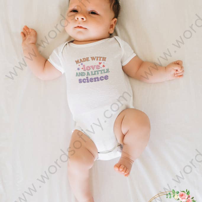 Baby Tee - Made with love and a little science for wholesale by Words of Ivy