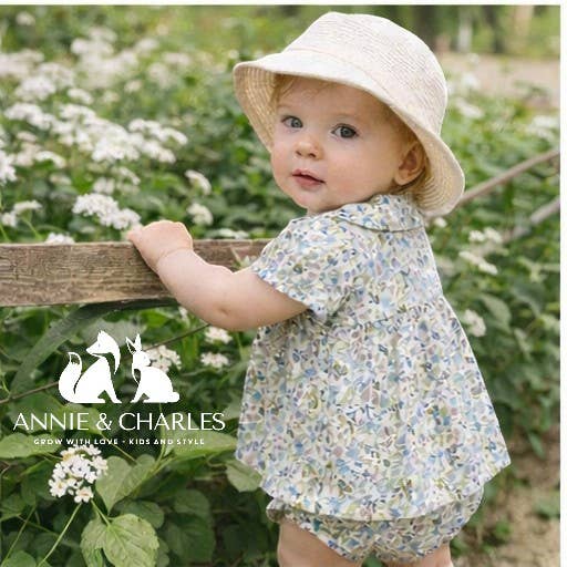 Annie & Charles® Set Magia dei Fiori con colletto alla Peter Pan per la vendita all'ingrosso da parte di Annie & Charles