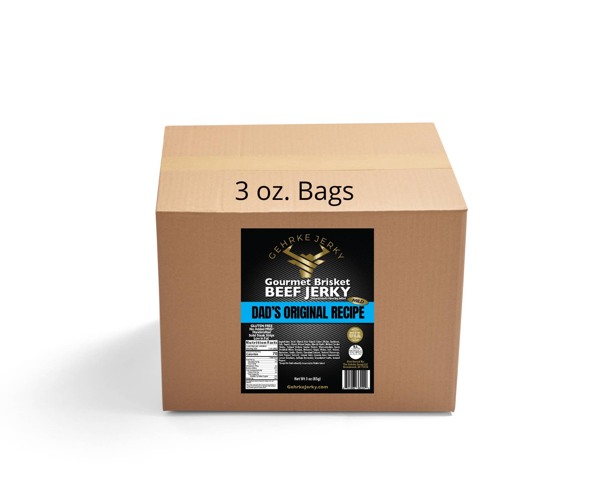 Gehrke Jerky Wholesale - Wholesale Jerky - Dad's Original Gourmet Beef Brisket Gourmet Gehrke Jerky2