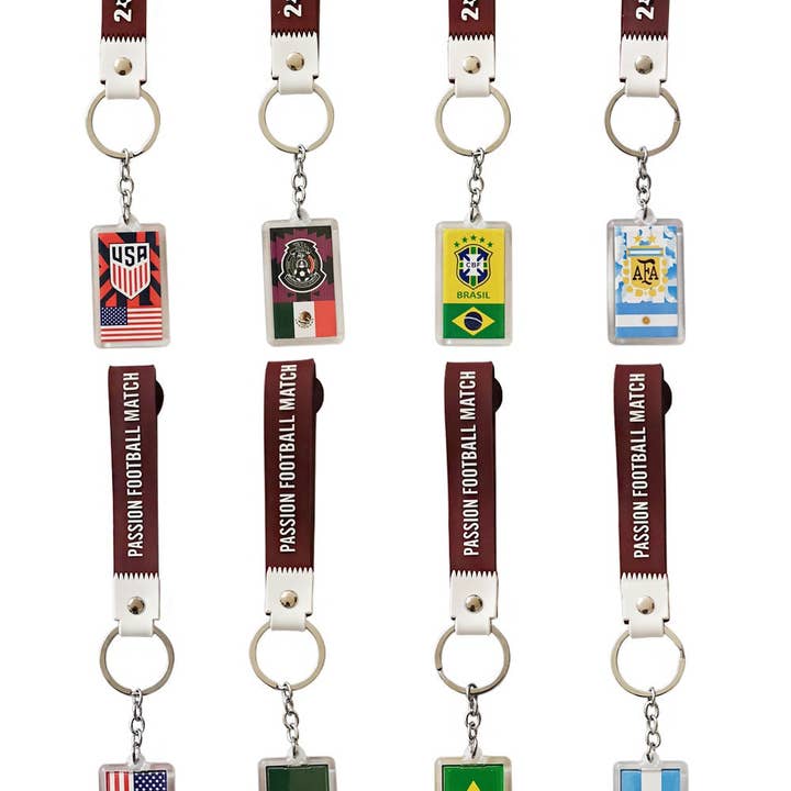 Qatar World Cup Country Club Keychain KC1009-13 (12PC) for wholesale by TAPA fashion