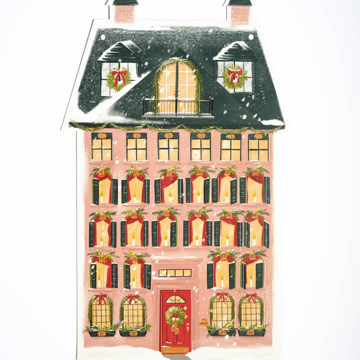 The First Snow - Vendita all'ingrosso Calendario dell'avvento - Calendario cartaceo con conto alla rovescia per Natale, festività e Avvento