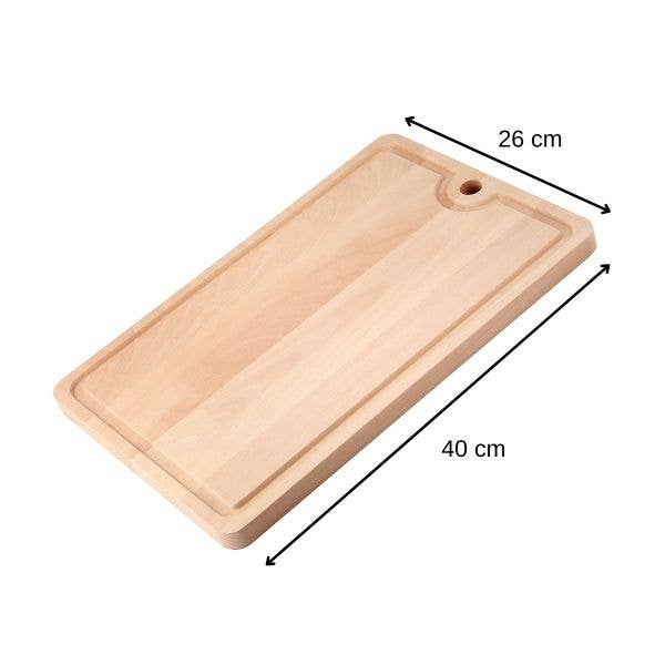 Fackelmann - Wholesale Cutting Board - Wooden cutting board with juice groove2