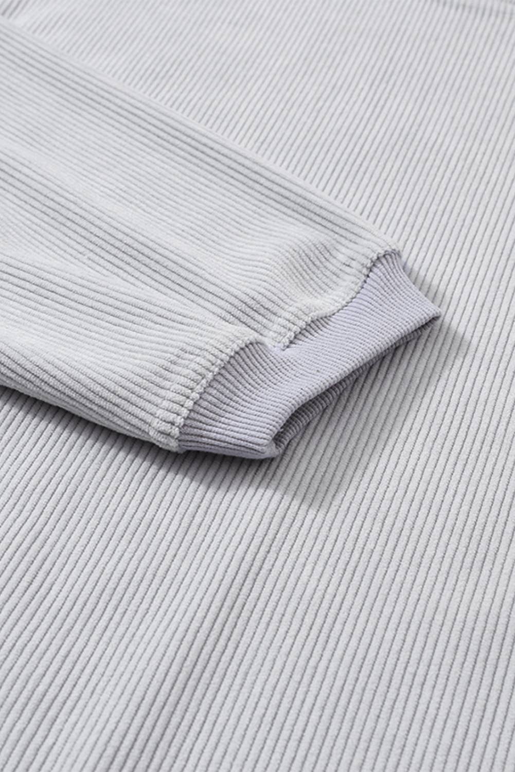 Lovesoft - Vente Sweat-shirt – femme - Sweat-shirt surdimensionné côtelé à manches longues personnalisable15