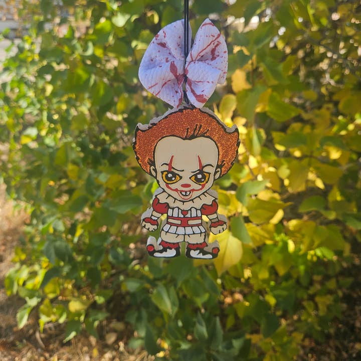 Buckin J Creations - Wholesale Car Freshener - Unisex - Pennywise Halloween Car Air Freshener