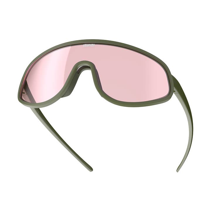 Until Pty Ltd - Wholesale Sunglasses – Unisex - IZIPIZI Sport Speed Large Low Light Cycling Glasses Khaki Green1