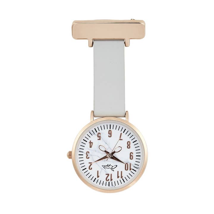 Fob Aurora Marble/Roségold/Grau Leder 35 für den Großhandel von BERMUDA WATCH COMPANY
