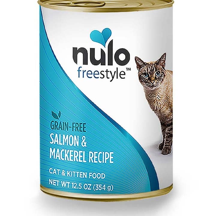 Petdropshipper - Wholesale Pet Food - Cat - Nulo Freestyle Grain-Free Pate Wet Cat Food Salmon & Mackerel 12ea/12.5 oz