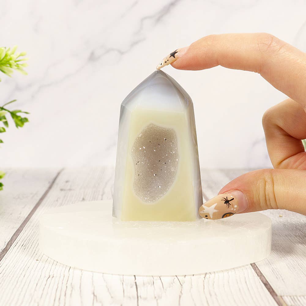 Natures Artifacts Inc - Wholesale Spiritual Stone/Crystal - Druzy Agate Tower | Druzy Agate Crystal2