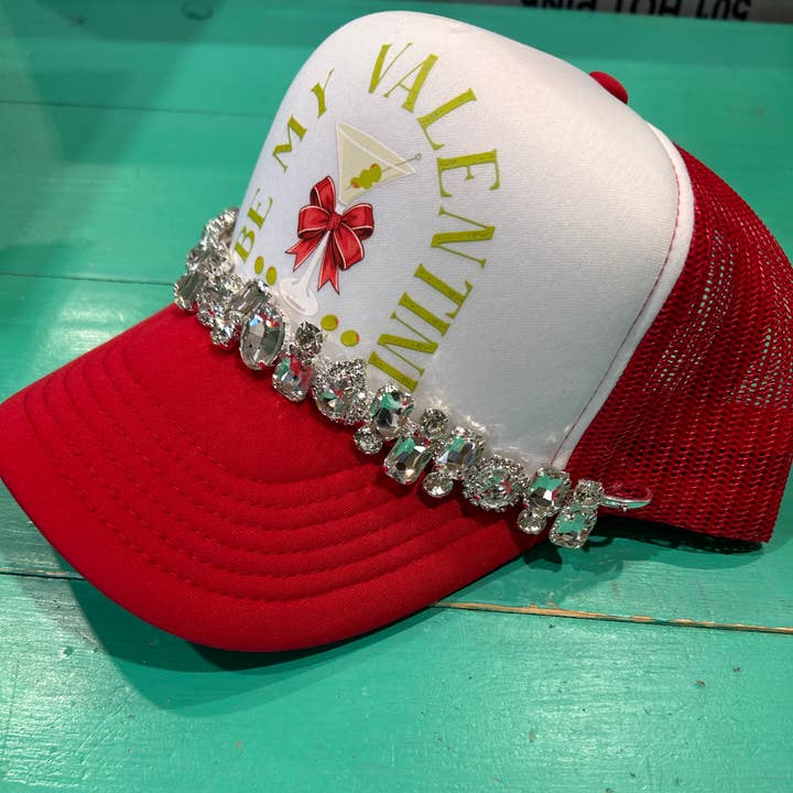 Vibes Hat Company - Wholesale Hat Accessory - Women's - Jumbo Rhinestone Trucker Chain | Hat Jewelry | Sparkle |