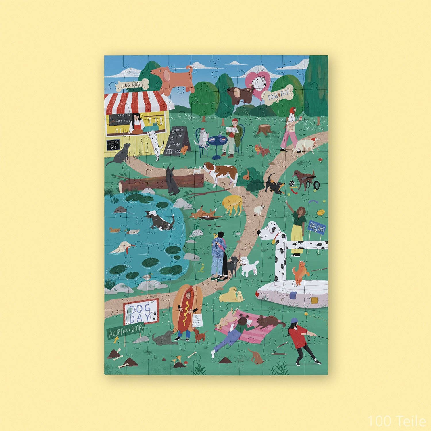 Willa Wunst GmbH - Wholesale Puzzle - Adult - Dog Park Puzzle4