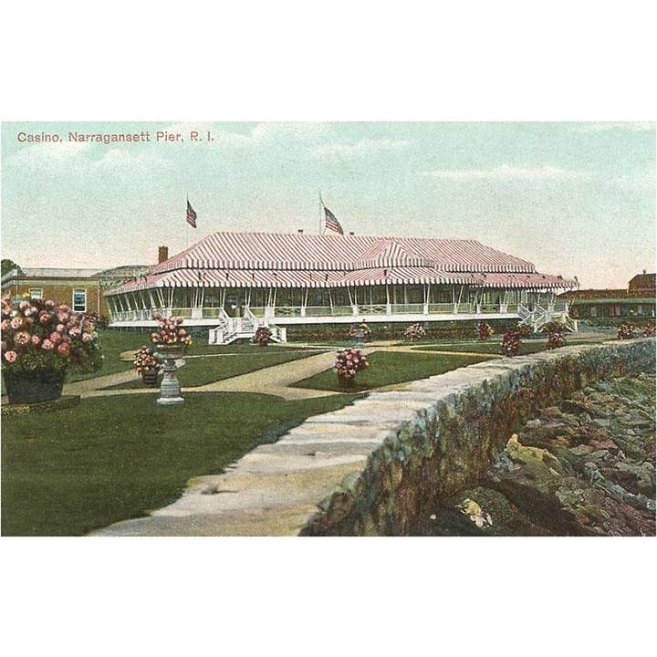 Found Image Press - Wholesale Sticker - Sticker RI-192 Casino, Narragansett Pier, Providence