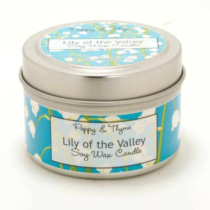 Vela de viaje Lily of the Valley para venta al por mayor de Poppy & Thyme