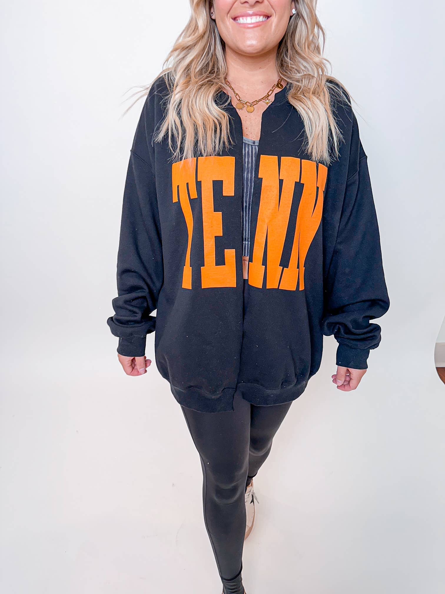 Wicker Road Boutique - Wholesale Cardigan - Women's - Black TENN Cardigan3