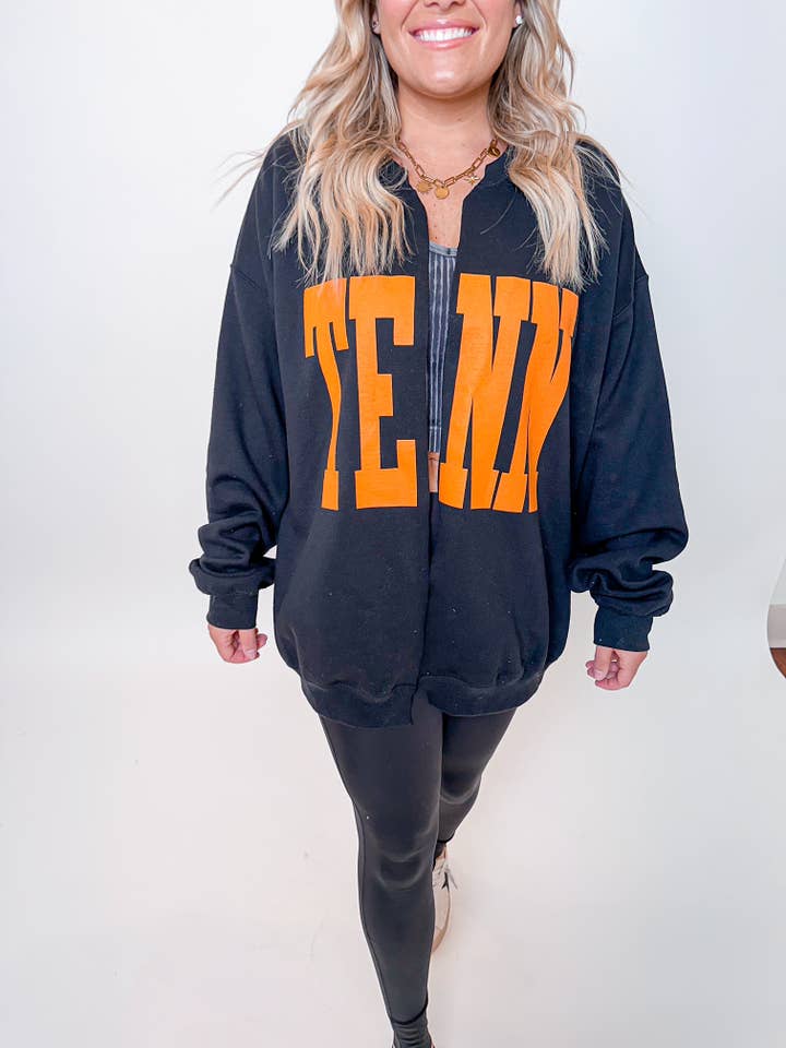 Wicker Road Boutique - Wholesale Cardigan - Women's - Black TENN Cardigan3