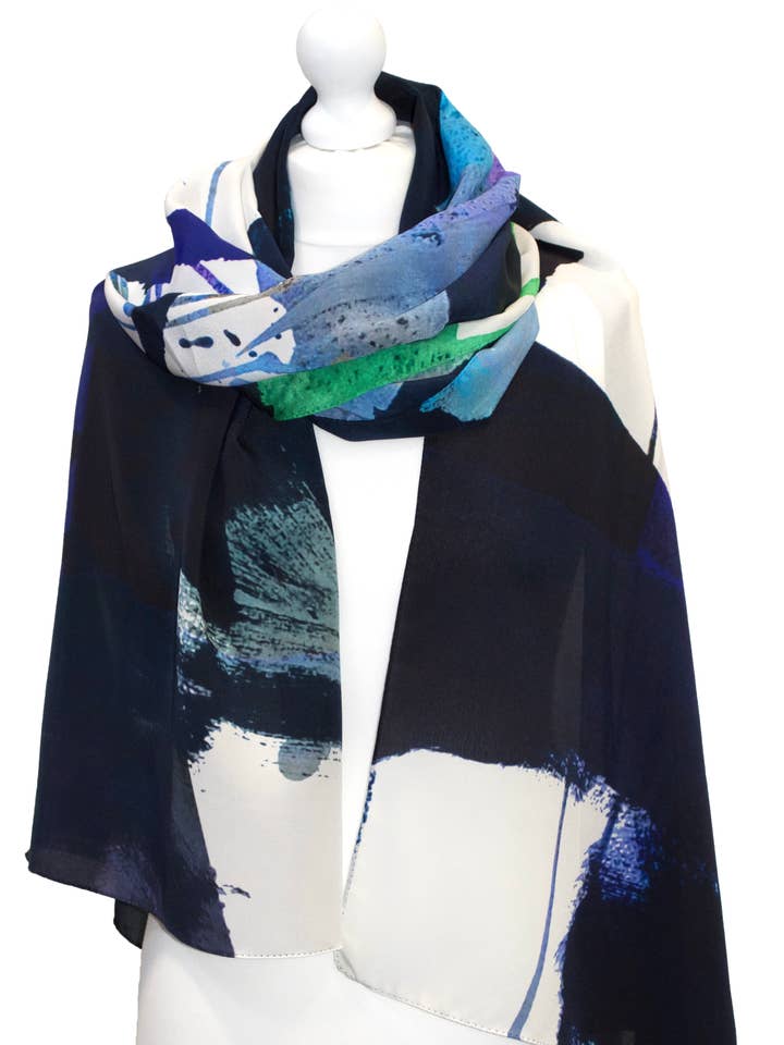 Bufanda de seda 100% COCSILKLG01 para venta al por mayor de CLARE OCONNOR