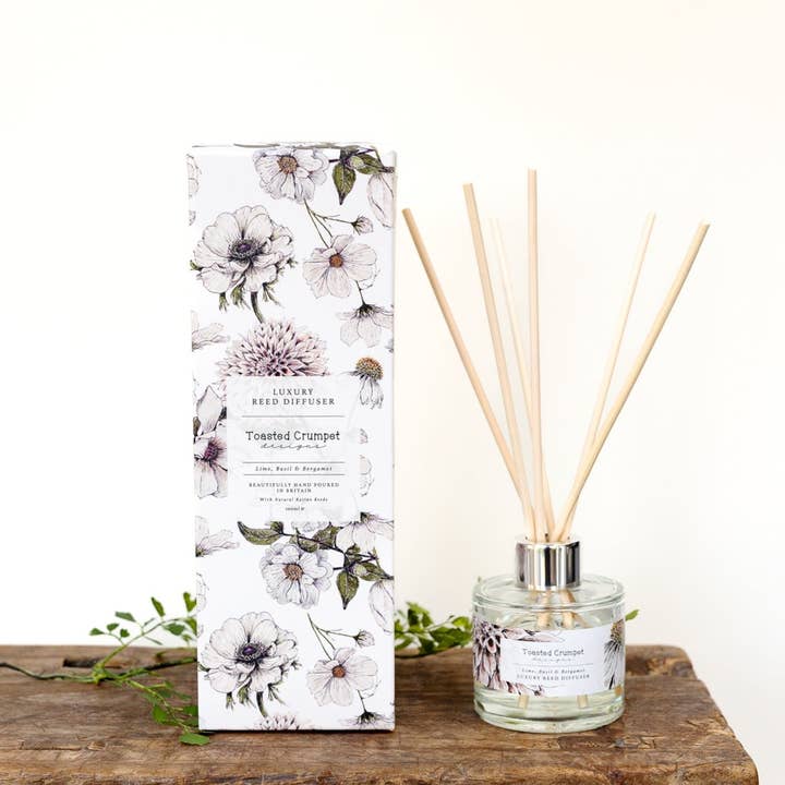 Lime, Basil & Bergamot Diffuser (Blanc Collection) for wholesale by Toasted Crumpet