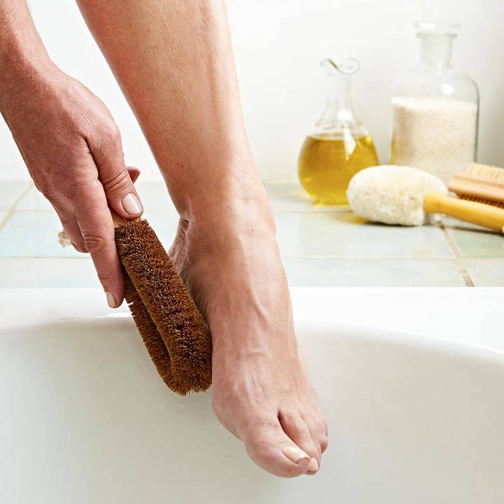 Ethical Global - Wholesale Body Brush - Foot Brush (Wet or Dry) Handmade1
