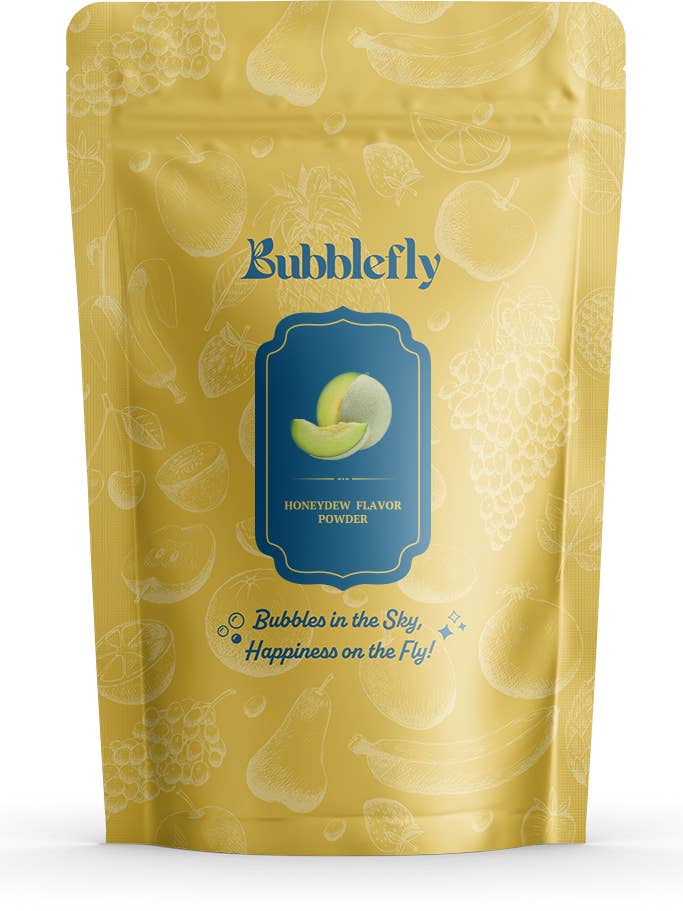 Poudre de Bubble Tea – Saveur Melon Miel pour la vente par Fresh Boba & Teas