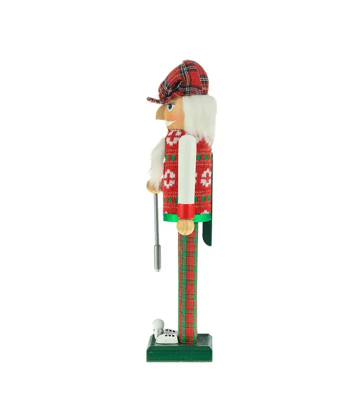 Kurt S. Adler, Inc. - Wholesale Holiday Nutcracker - 15"RED/GREEN GOLFER NUTCRACKER4