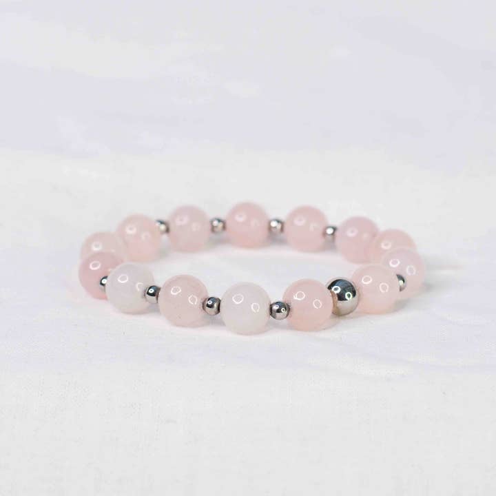 Lori Armband Rosenkvarts 10mm #2 för wholesale av BODHI OM ART