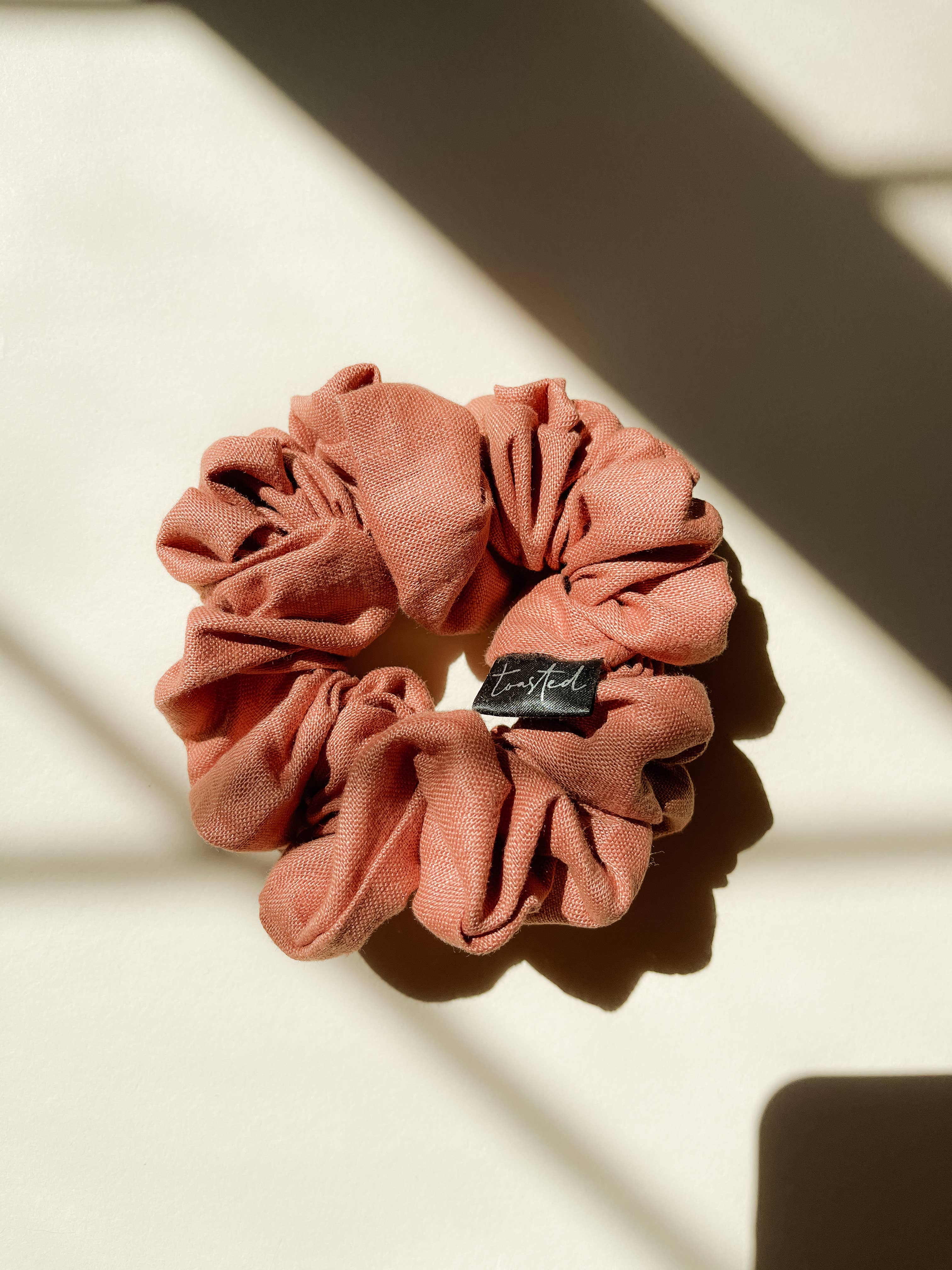 Sustainable scrunchies UK Handmade Scrunchies Linen Scrunchie Hair Accessories Linen Hair Tie