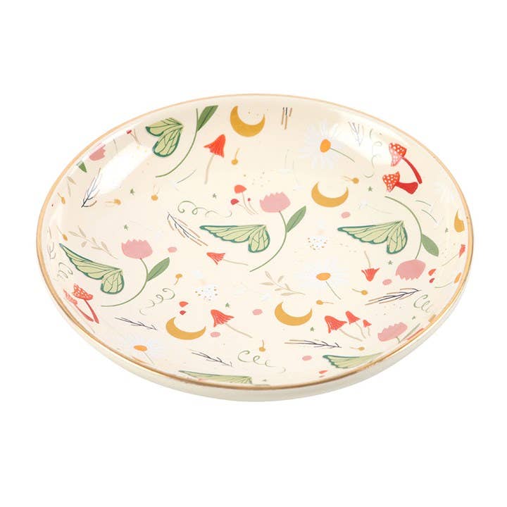 Something Different Wholesale - Wholesale Jewelry Dish - Fairy Folklore Print Trinket Dish2