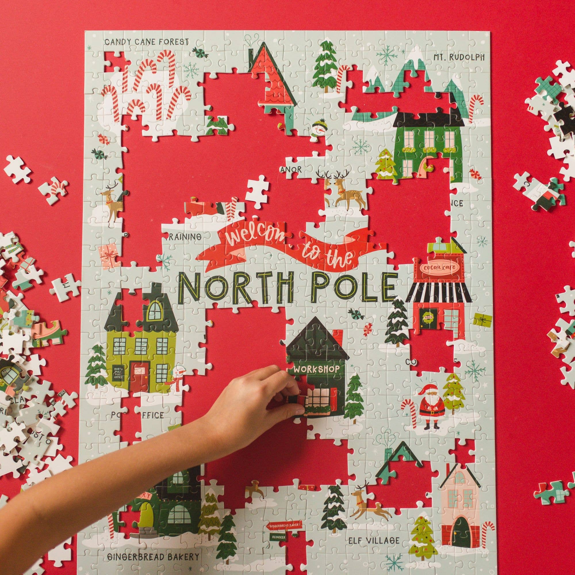 Pippi Post - Wholesale Puzzle – Child - Welcome To The North Pole - 500 Piece Jigsaw Puzzle2