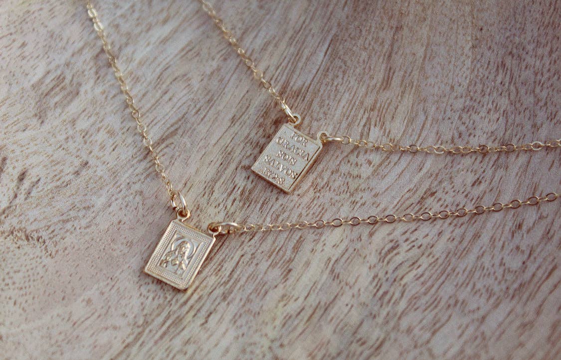 Naomi's Happy Place Shop - Wholesale Pendant/Charm Necklace - Scapular Necklace36