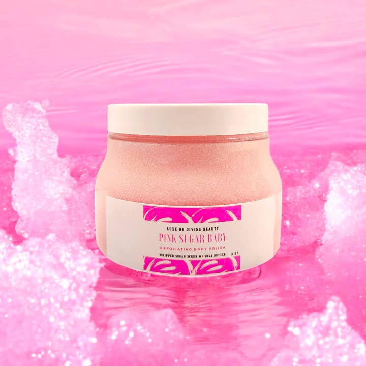 Divine Beauty Enterprises - Vendita all'ingrosso Scrub/esfoliante per il corpo - Scrub Esfoliante per il Corpo Pink Sugar Baby3