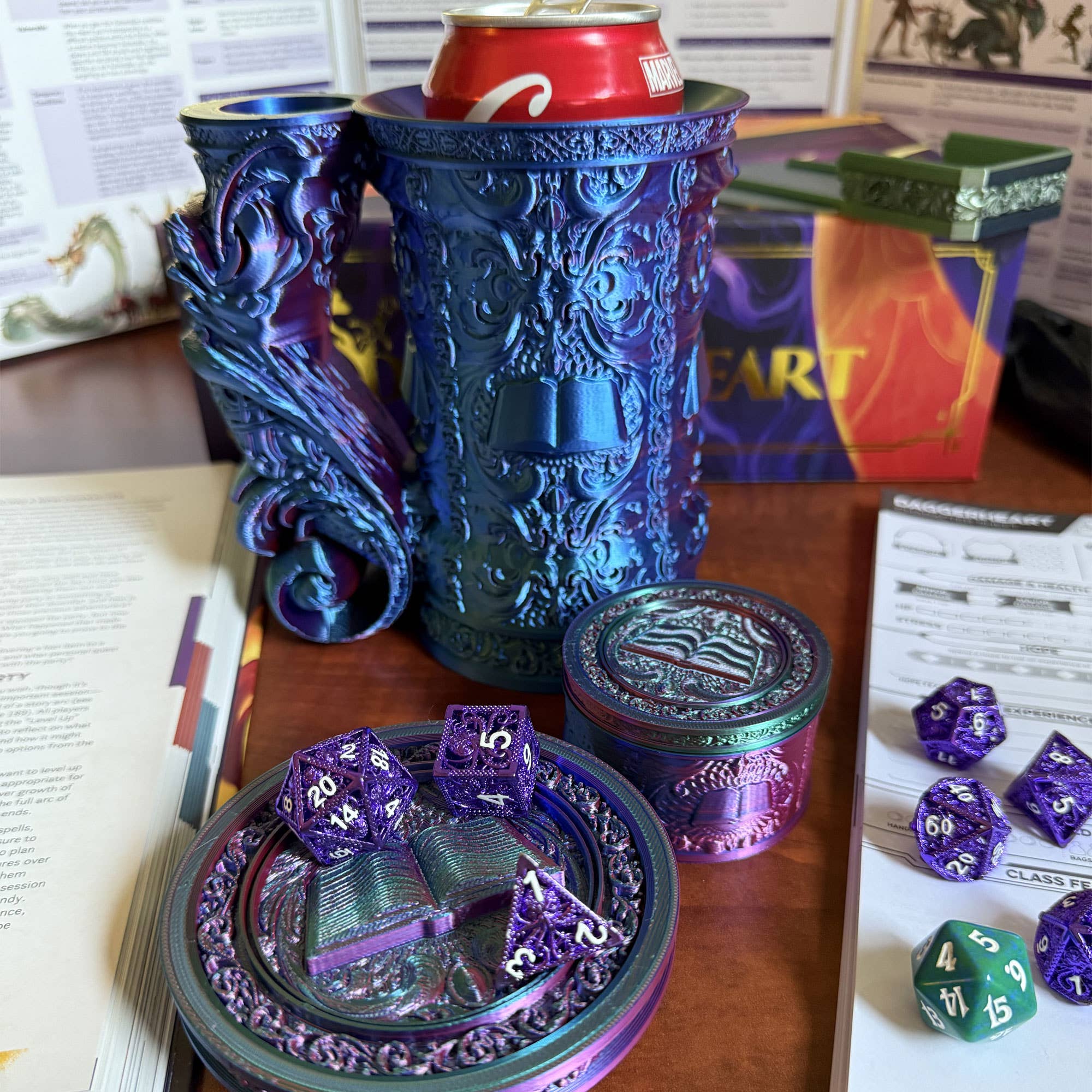 American Carver LLC - Wholesale Dice - Wizard 12oz Dice Tower Tankard | TTRPG, D&D, Daggerheart3
