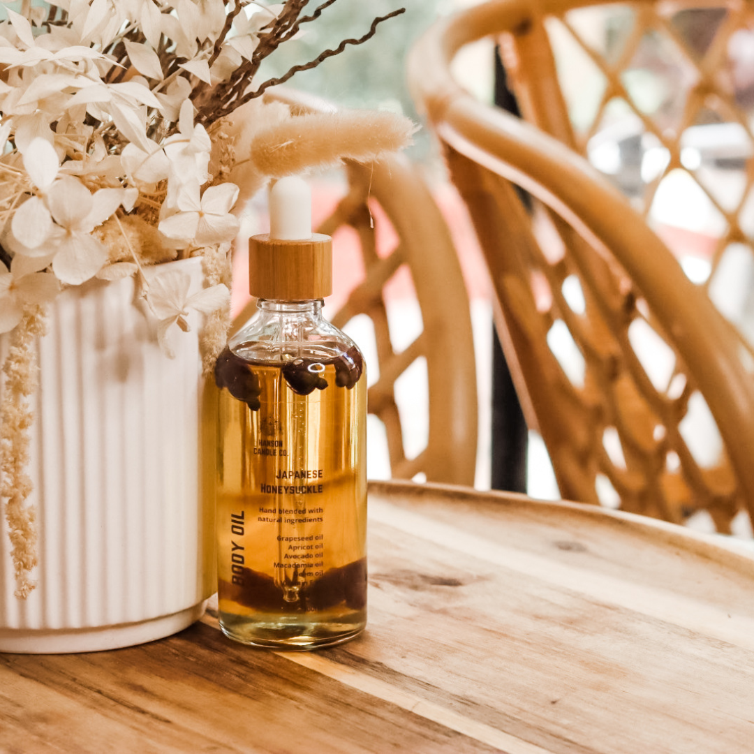 Hanson Candle Co. - Wholesale Bath/Body Oil - Natural hydrating Body Oil + Crystal Infused | 100ML12