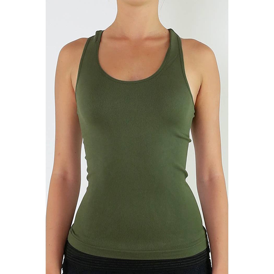 K.Lee Seamless - Wholesale Tank Top - Women's - Racerback5